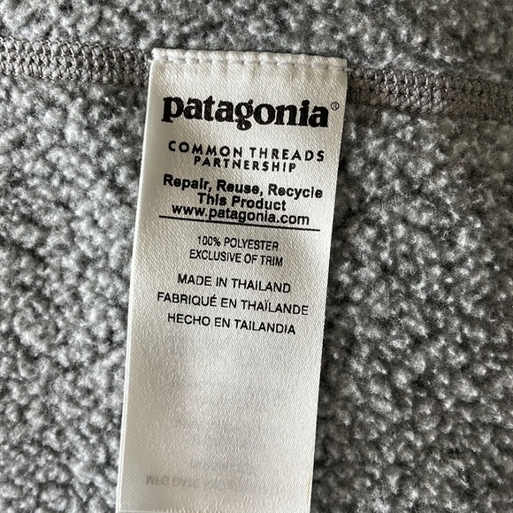 New without tag Patagonia zip sweater.  Size small gray.  Gorgeous and cozy! - Picture 7 of 7